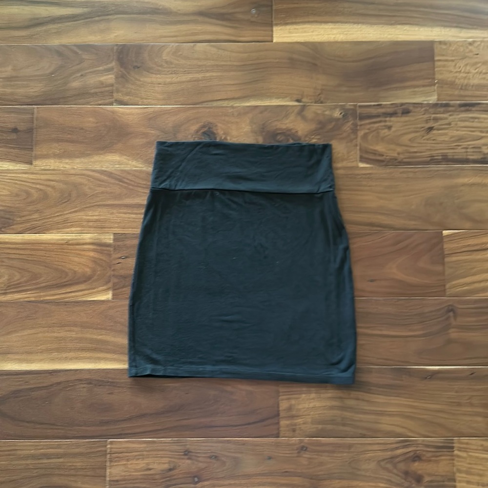 Fighting Eel brown tube mini skirt - size M